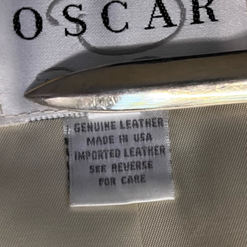 Vintage Oscar de la Renta Leather Jacket - Picture 10 of 11